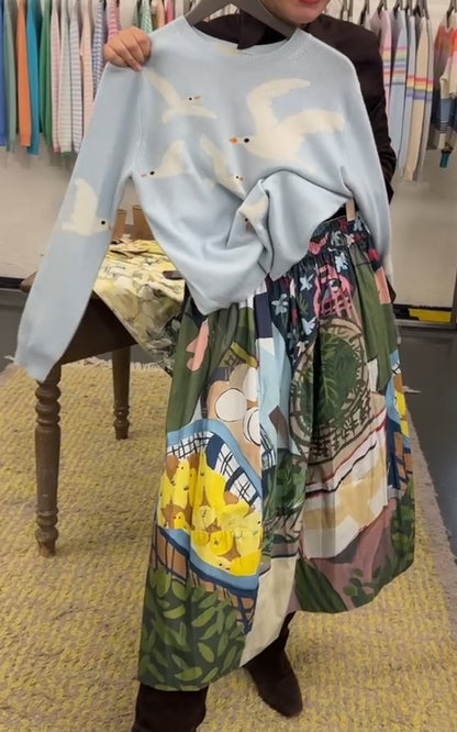 SEAGULL Crew Cashmere Pullover