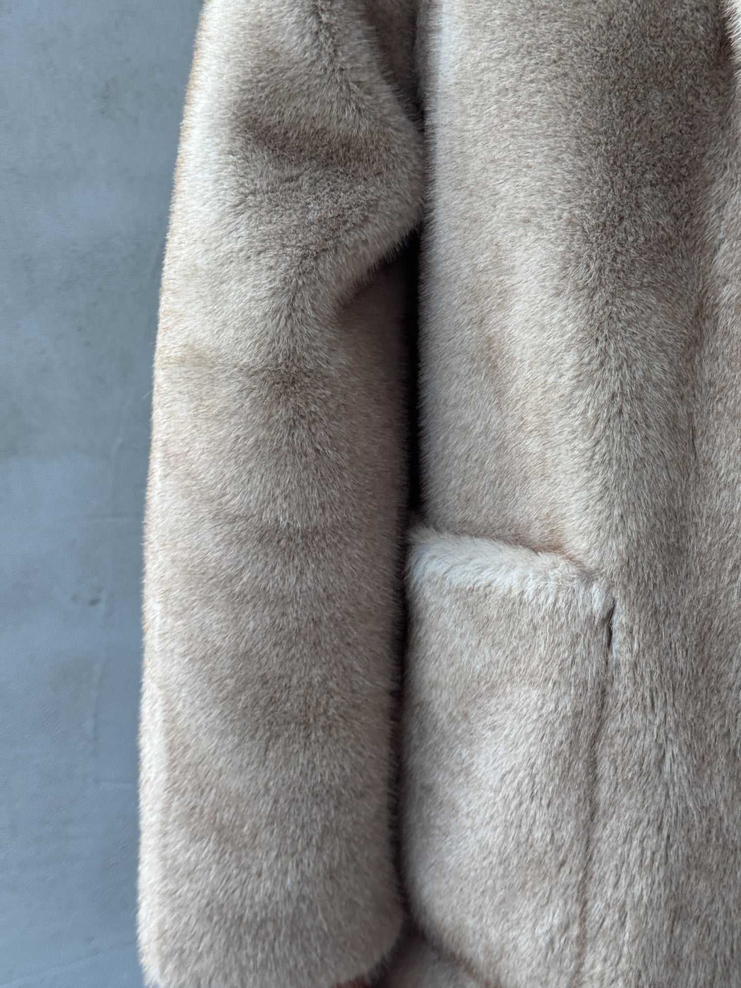 Fake Fur Wendemantel MINK