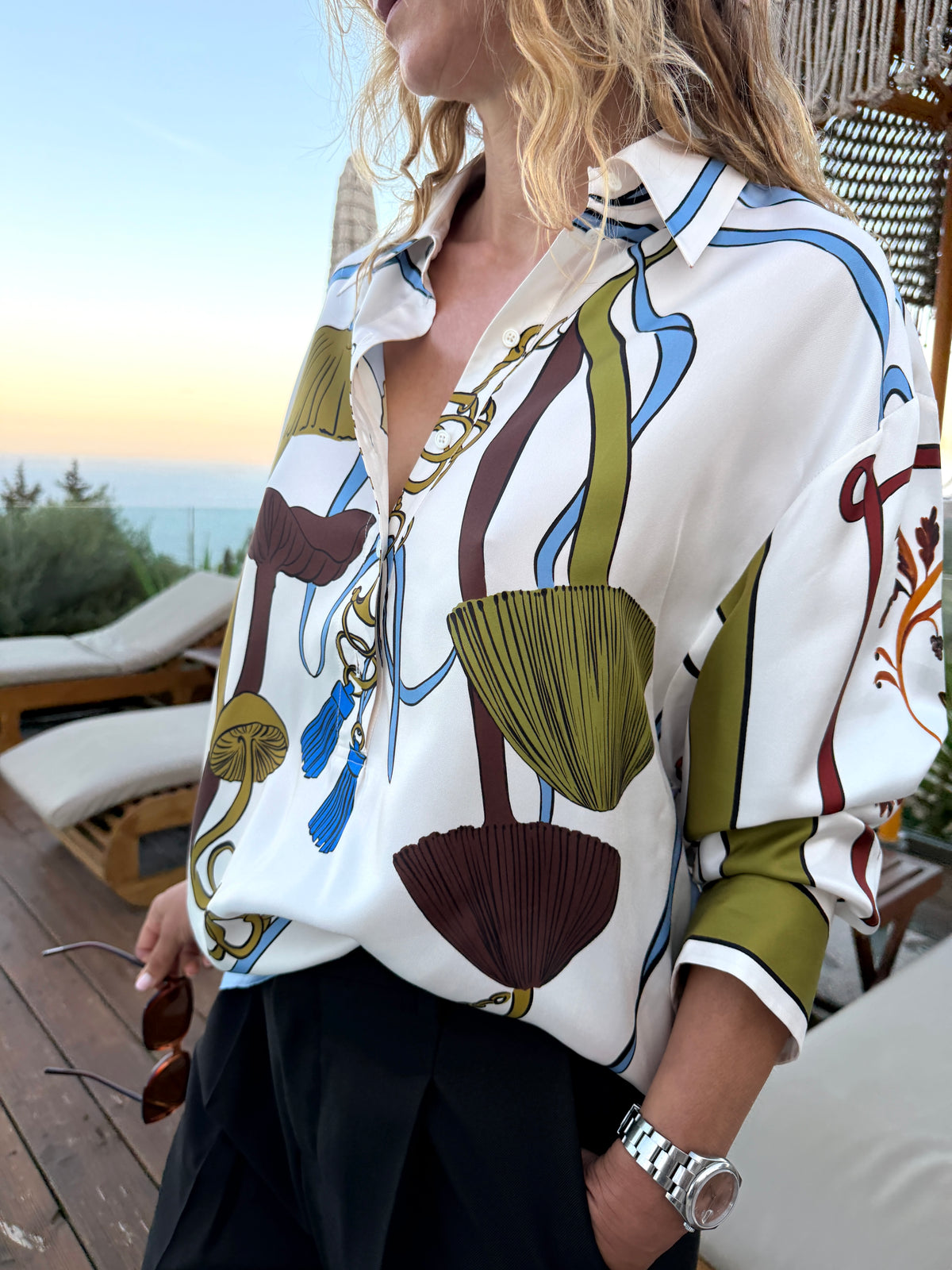 COSMIC FUNGHI blouse