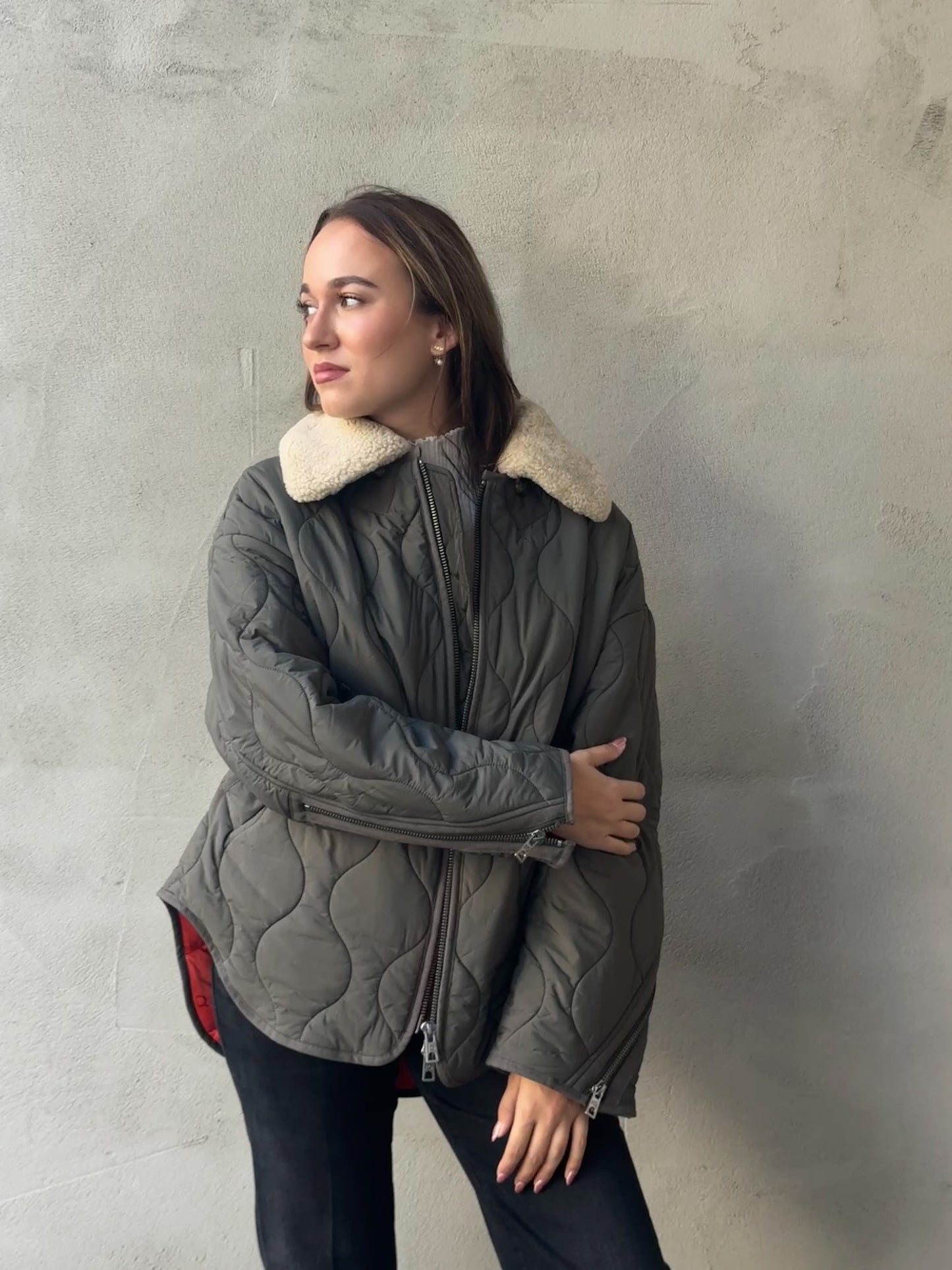 Jacke SHERLING COLLAR
