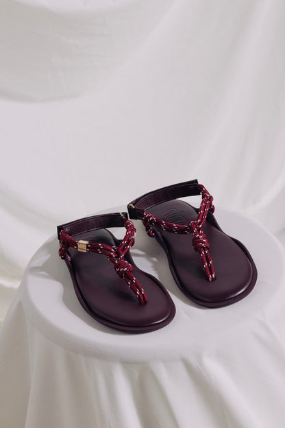 FLò Monocolor Kordelsandalen