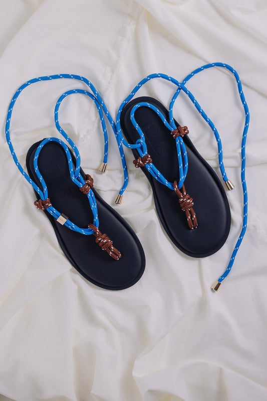 FLò TWIN Kordelsandalen