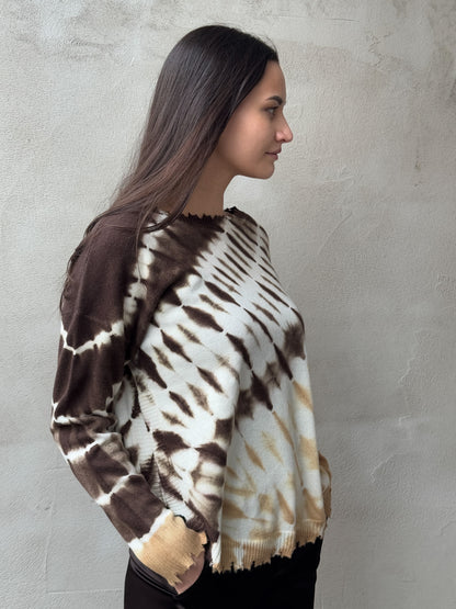 KUJTEN Pullover MELA STRIPE DYE