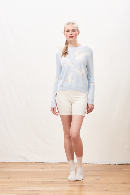 SEAGULL Crew Cashmere Pullover