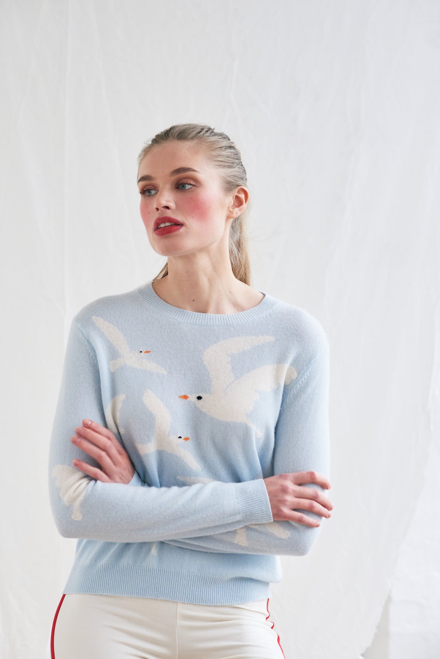 SEAGULL Crew Cashmere Pullover