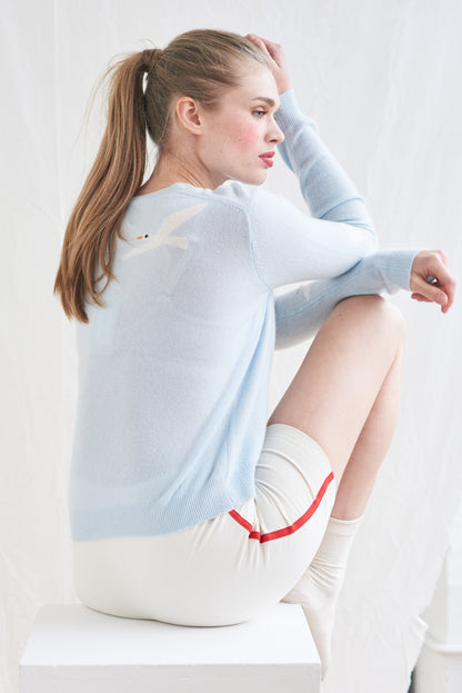 SEAGULL Crew Cashmere Pullover