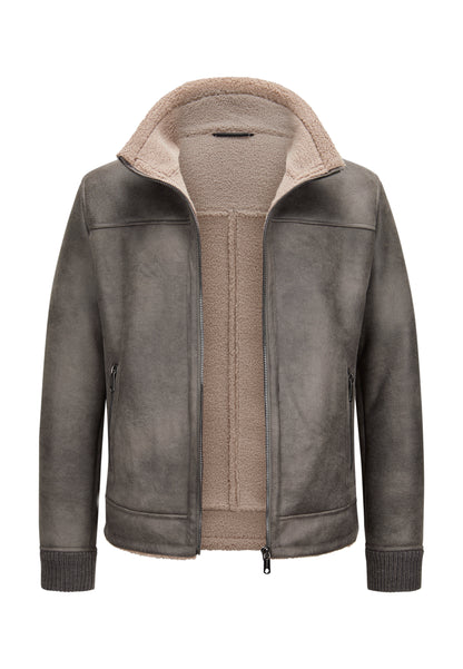 Webpelz-Jacke in Lammfelloptik MSRiano