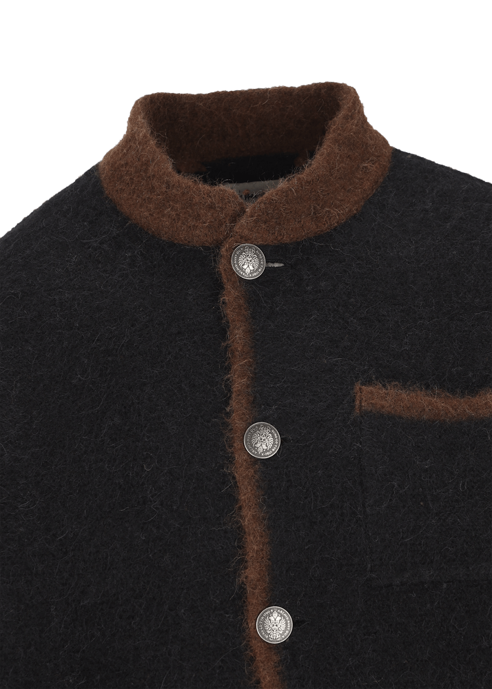 Walkjacke aus Alpaka-Wollmix LUANDREAS