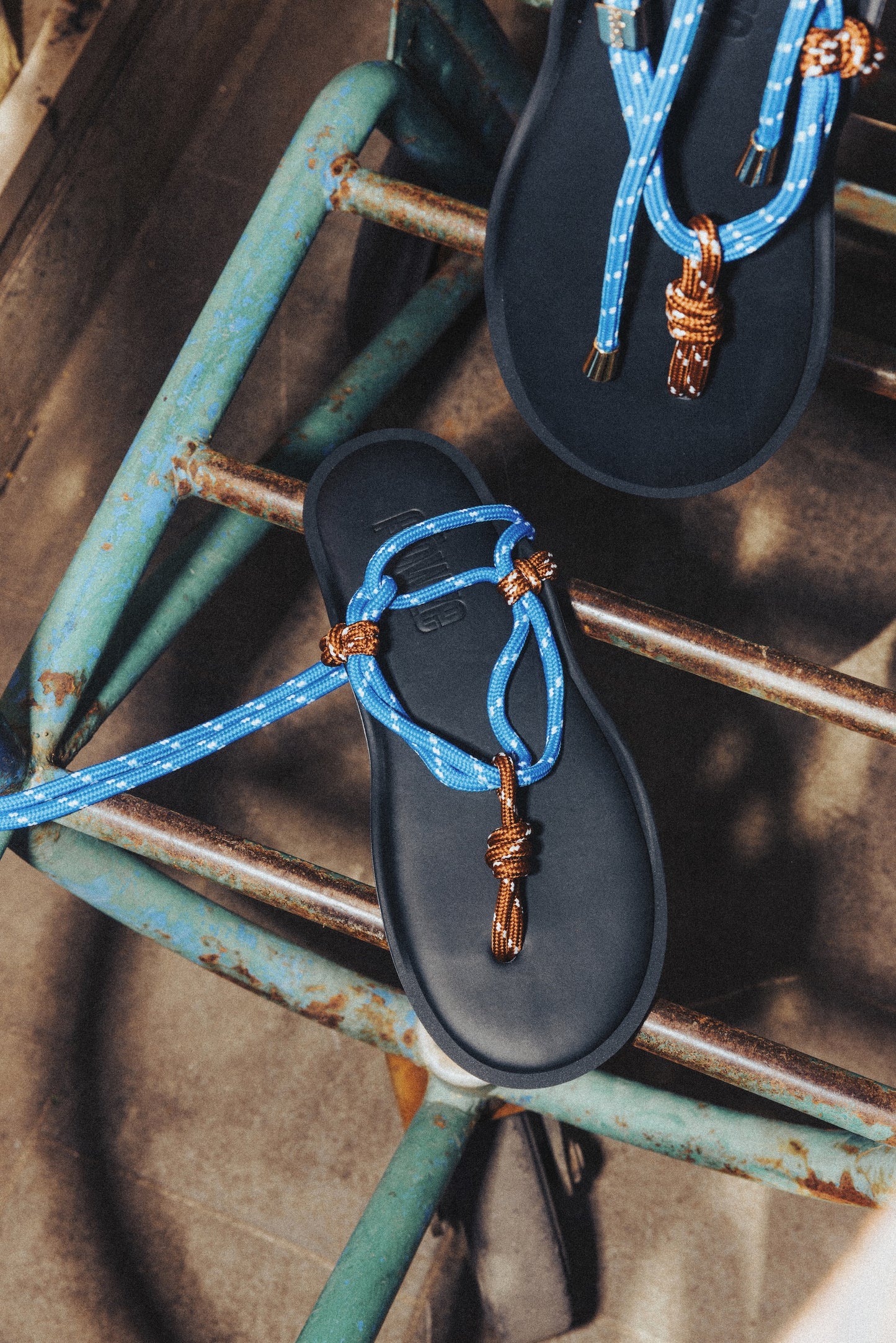 FLò TWIN Kordelsandalen