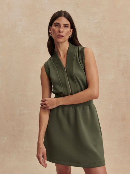Polyanna Half Zip Dress