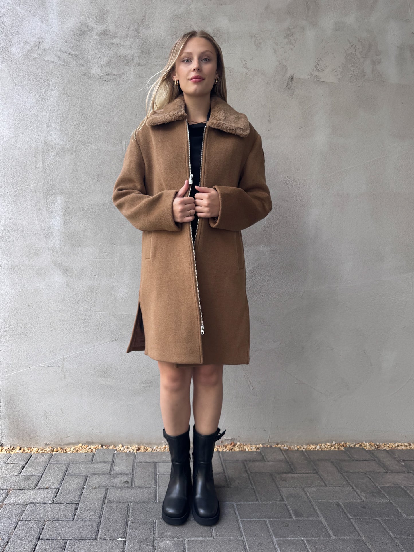 BLAUER Mantel ELMIRA