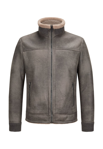 Webpelz-Jacke in Lammfelloptik MSRiano