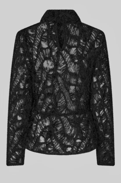 Transparente Bluse SIBELLE