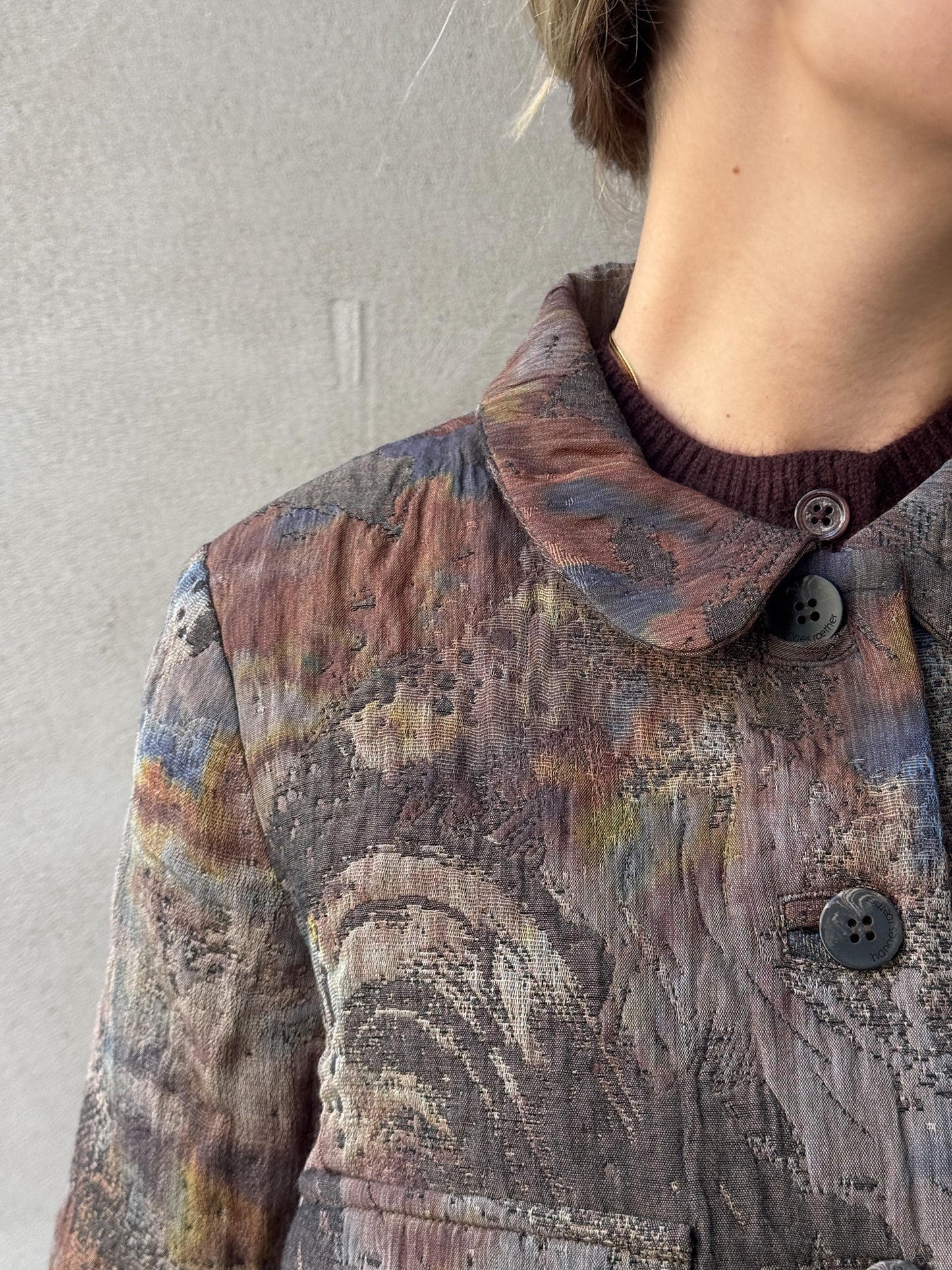 Jacke mit Bubikragen gri32maldi.7078
