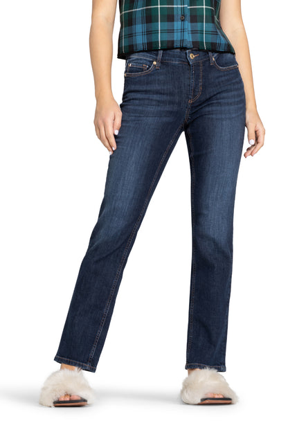 Slim-Fit Jeans PIPER LONG in Dark blue