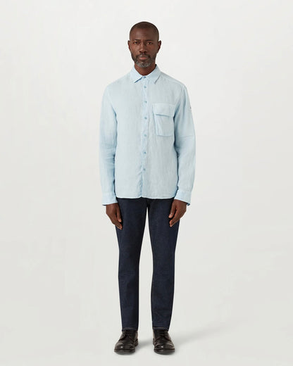 BELSTAFF Leinenhemd Scale Shirt