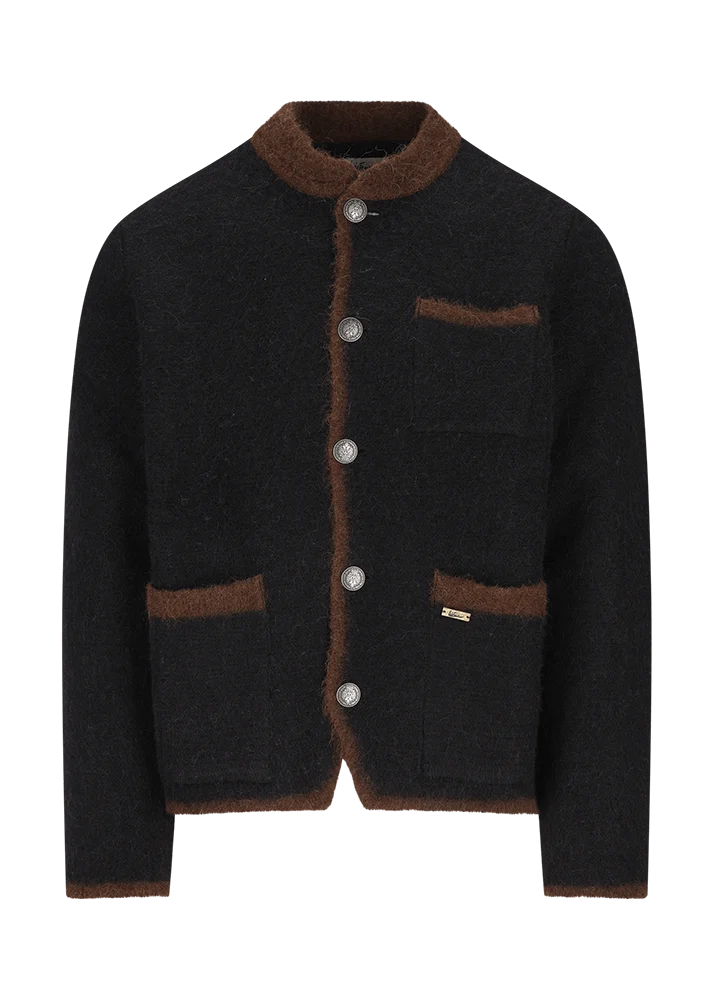 Walkjacke aus Alpaka-Wollmix LUANDREAS