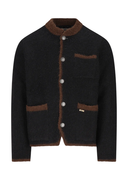 Walkjacke aus Alpaka-Wollmix LUANDREAS