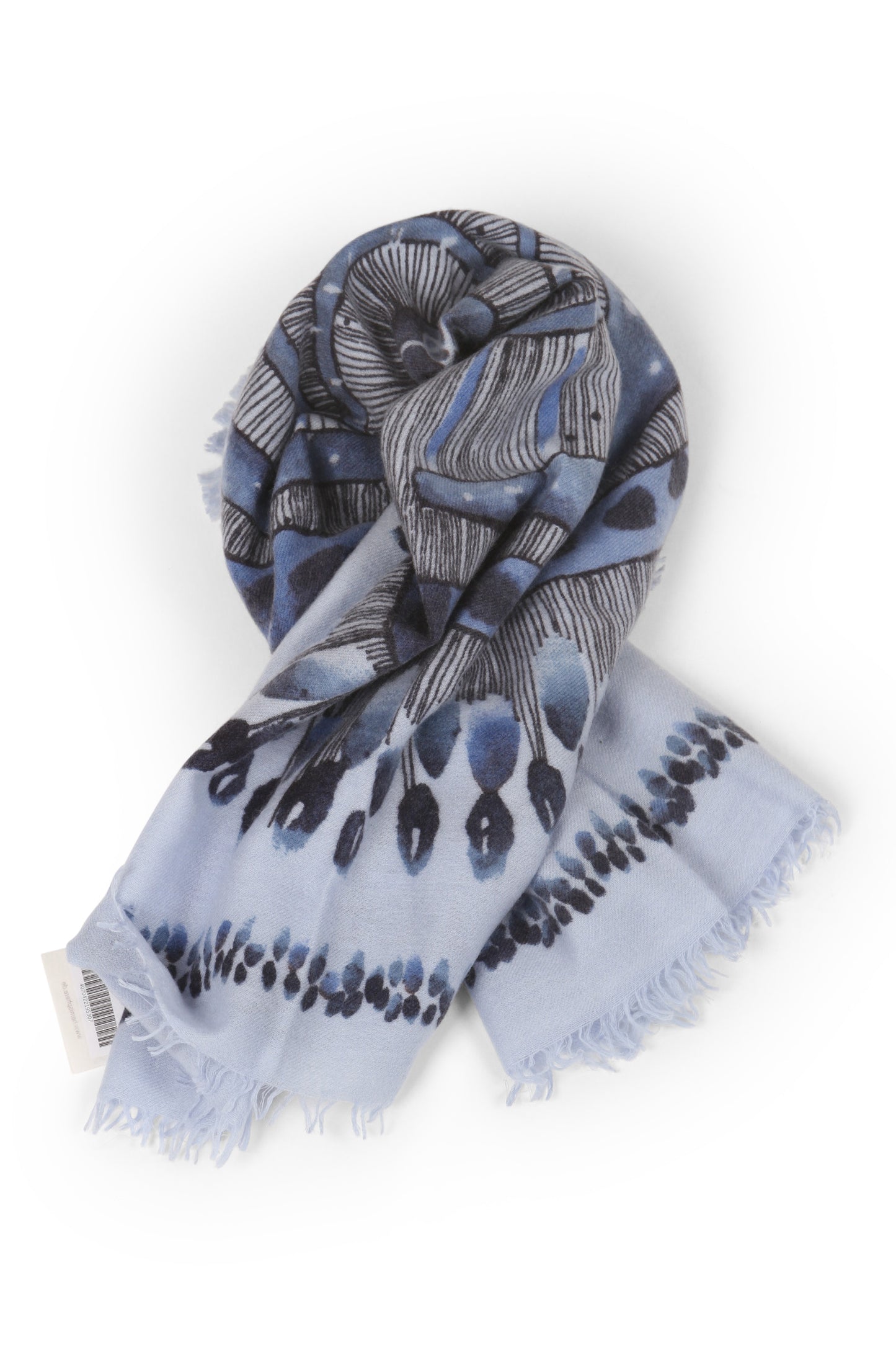 Scarf fantasy print woven 90x90