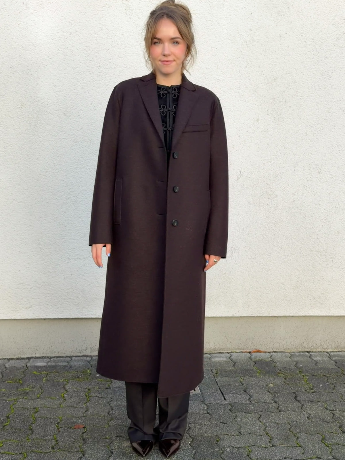 Wollmantel TOPCOAT PRESSED WOOL
