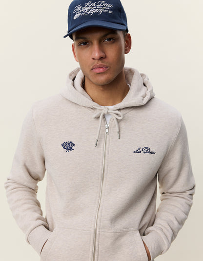 Deux Zipper Hoodie