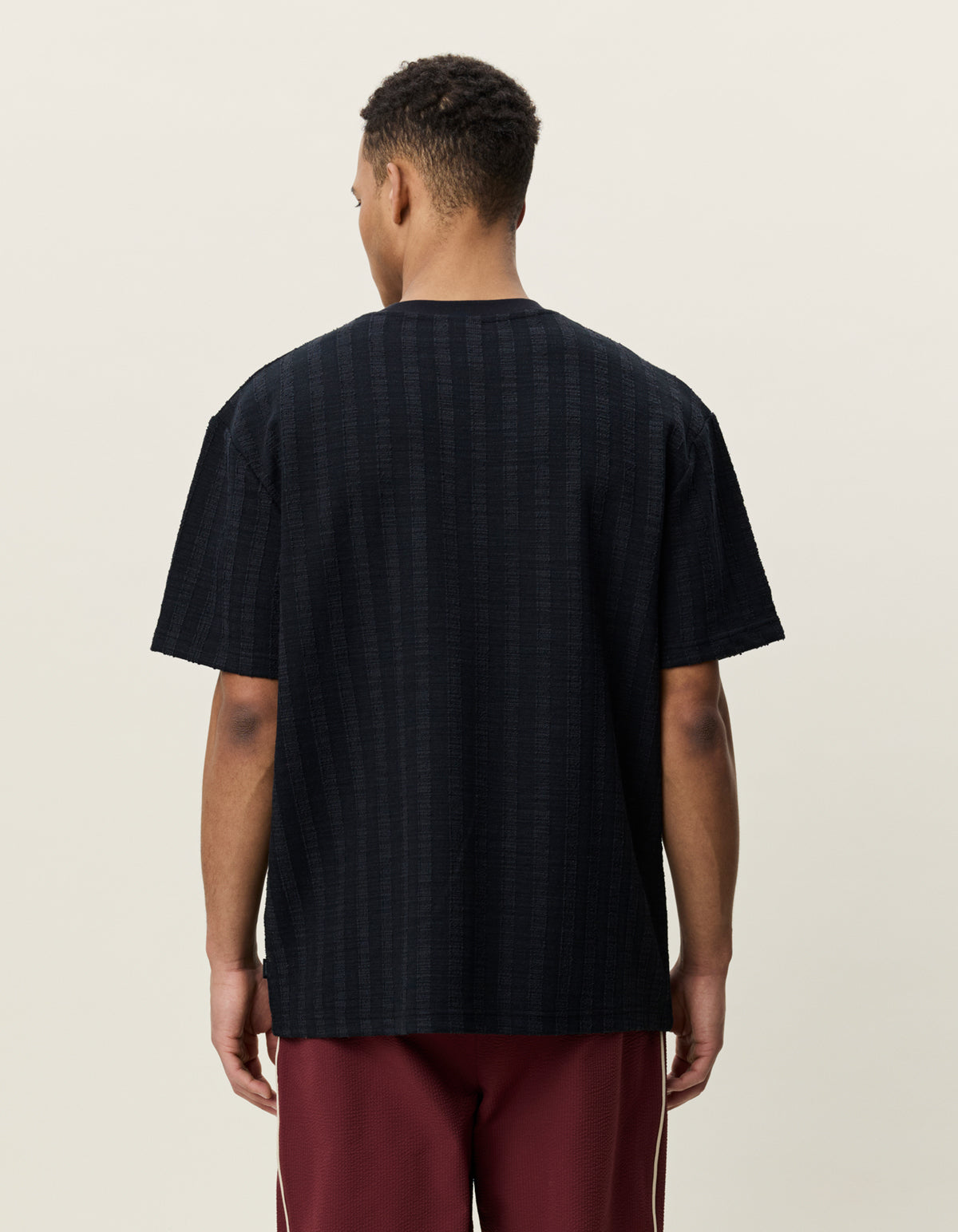 Stripe Jaquard T-Shirt