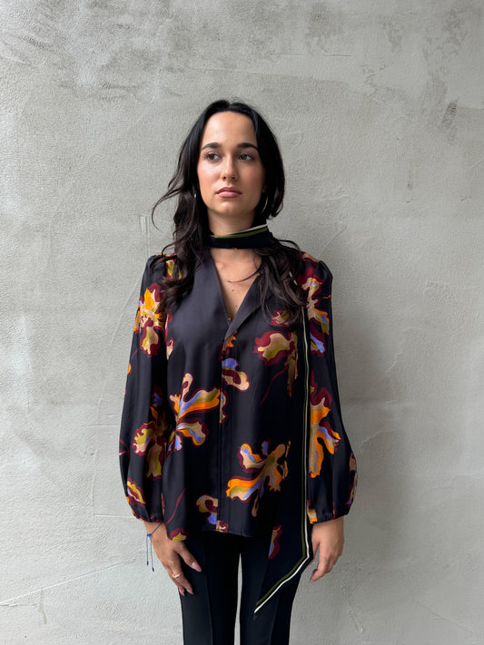 DOROTHEE SCHUMACHER Bluse mit floralem Print