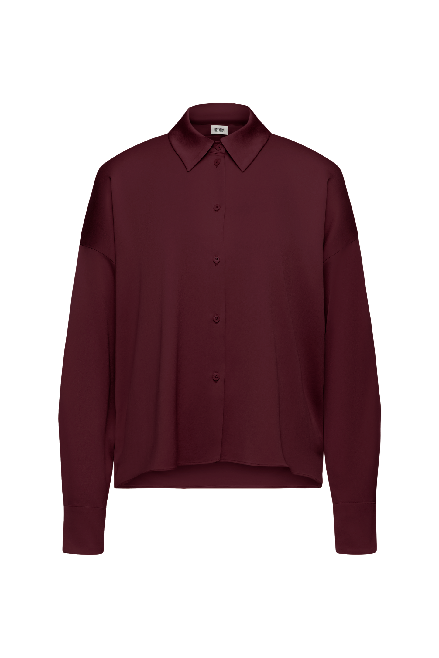 CLOELIA Hemdbluse aus Satin