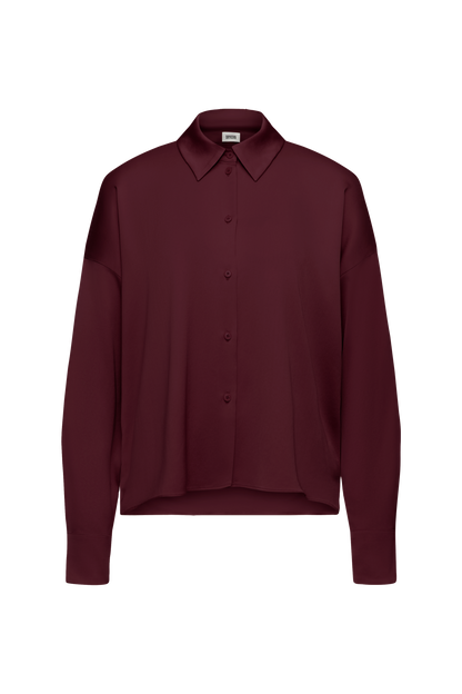 CLOELIA Hemdbluse aus Satin