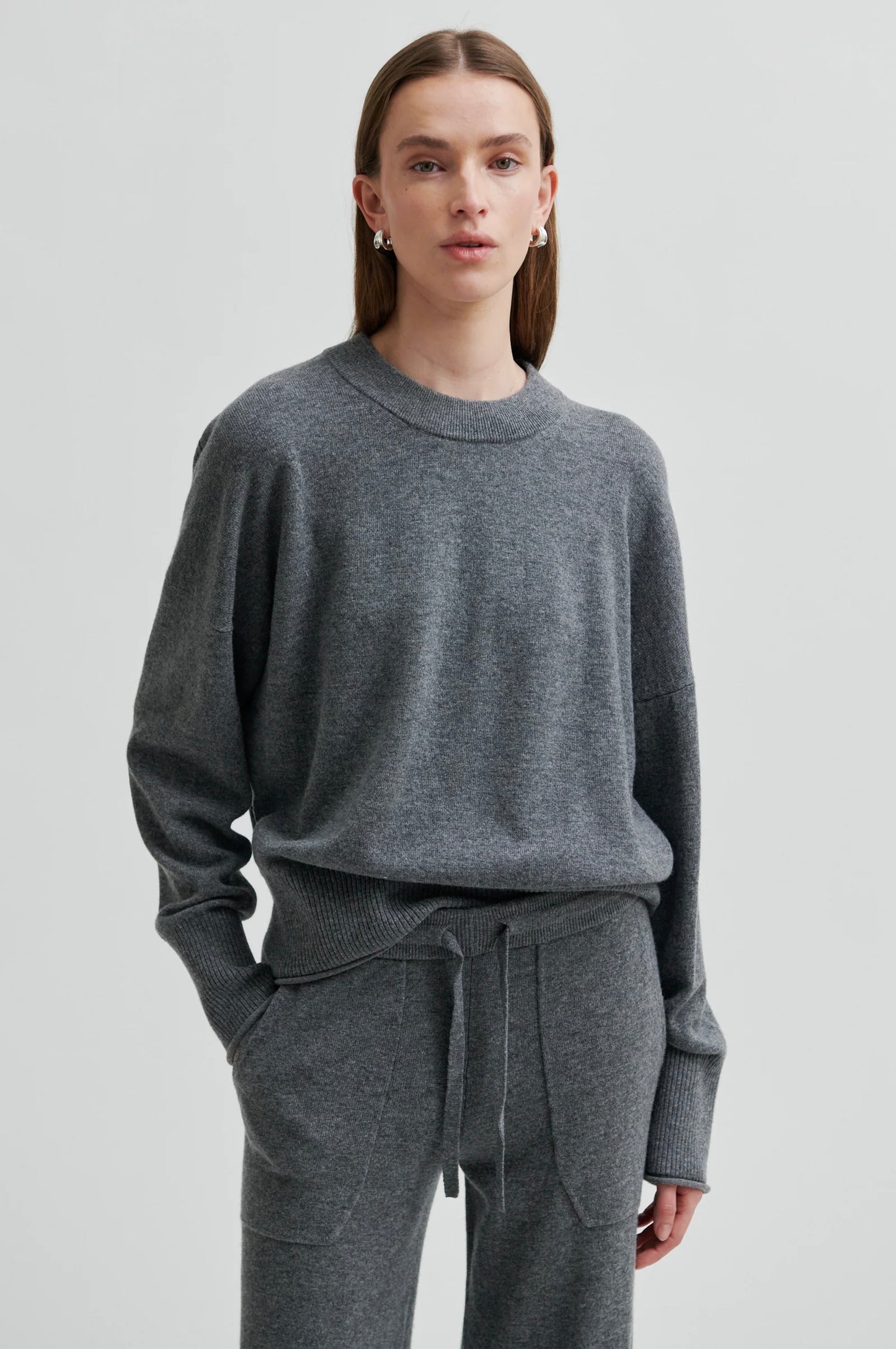 SECOND FEMALE Pullover CALM KNIT O-NECK