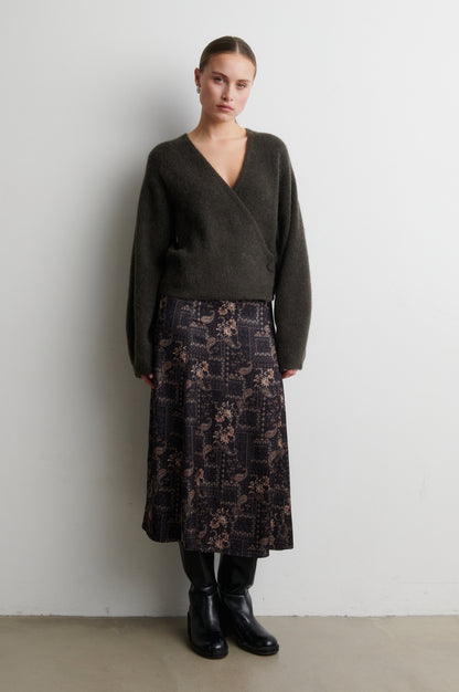 Pullover GABBY wrap knit