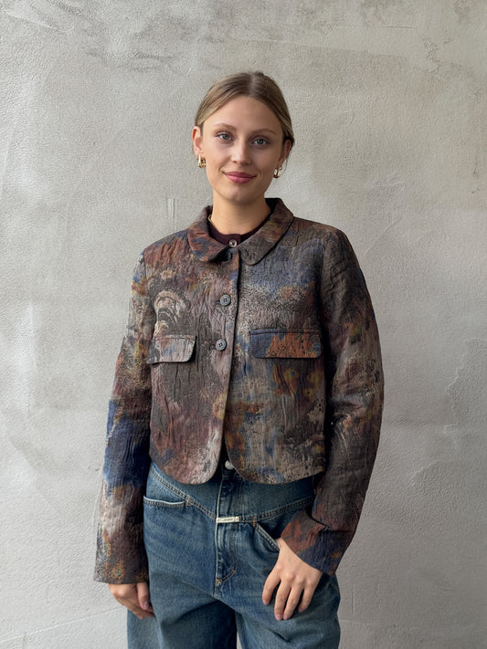 Jacke mit Bubikragen gri32maldi.7078