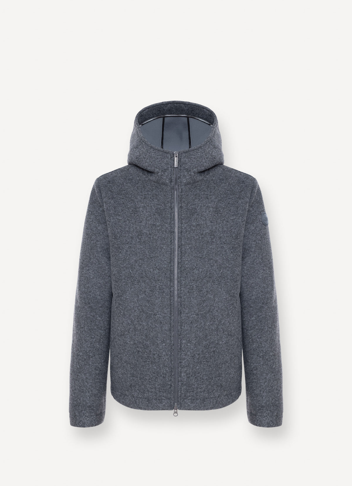 Jacke soft woolen hoodie jacket