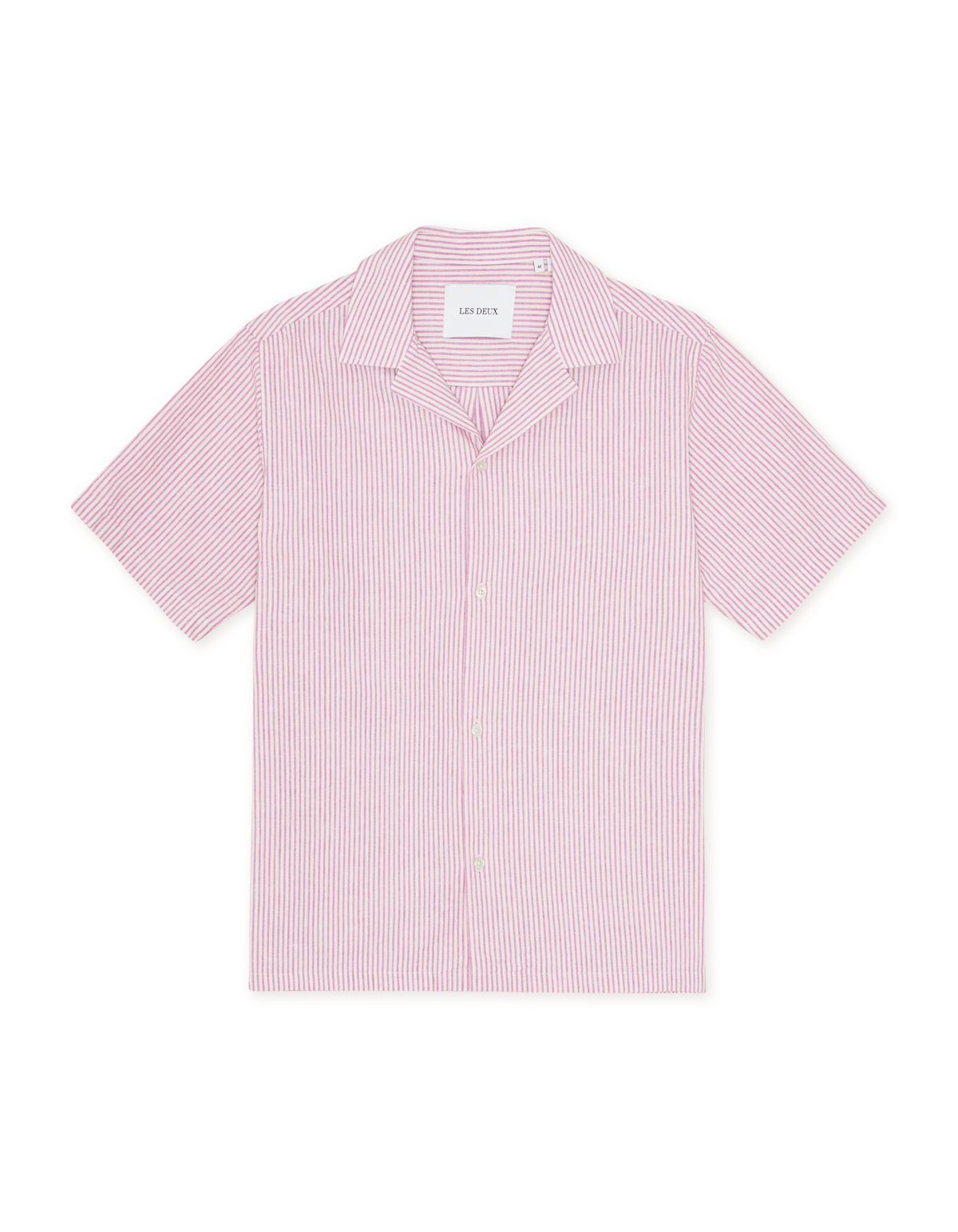 Lukas Stripe Cotton Linen Ss Shirt