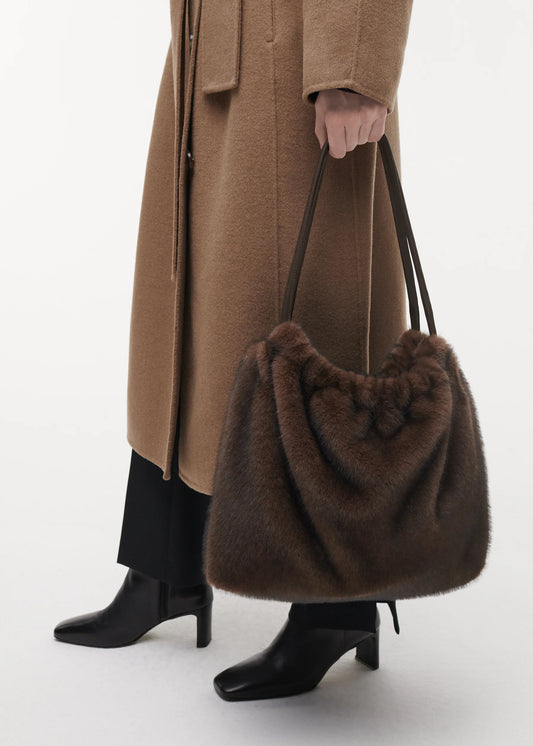 Flauschige Faux-Fur-Tasche ALEXI