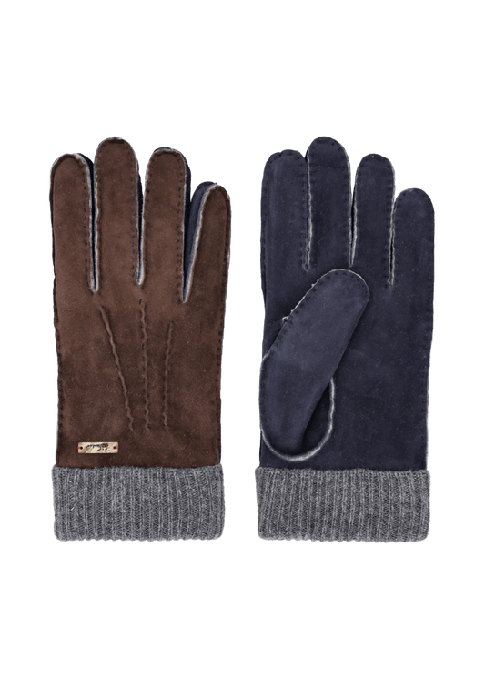 Handschuhe aus Wildleder im Duoton LURISS