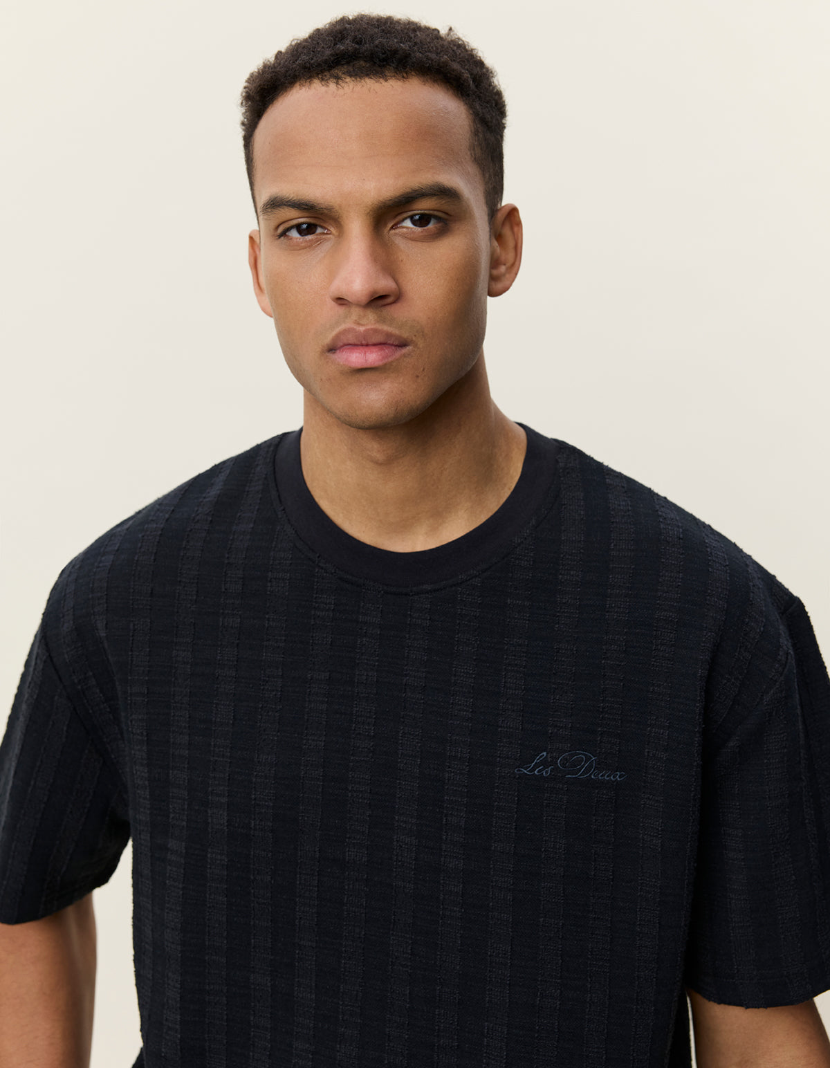 Stripe Jaquard T-Shirt