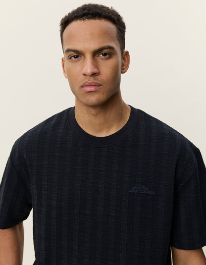 Stripe Jaquard T-Shirt