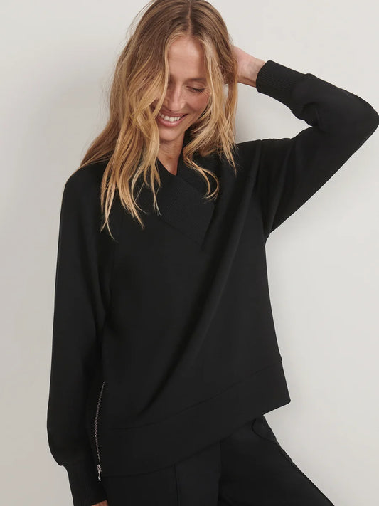 Pullover MACIE zip ham sweat