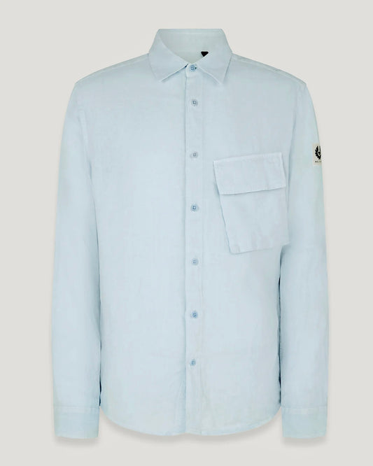 BELSTAFF Leinenhemd Scale Shirt