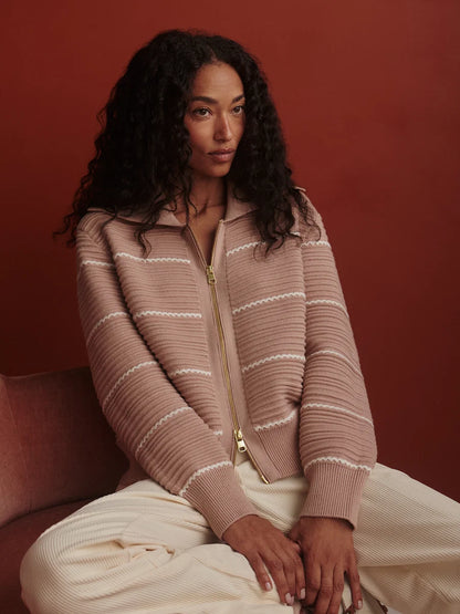 Pullover MELWEN zip through knit jacket