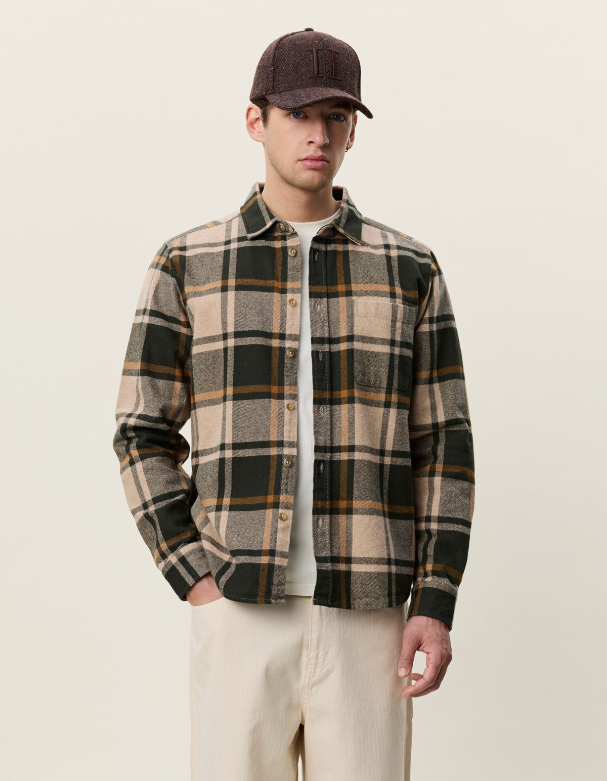 Overshirt Check Flannel Shirt