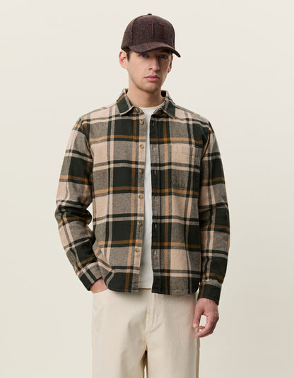 Overshirt Check Flannel Shirt