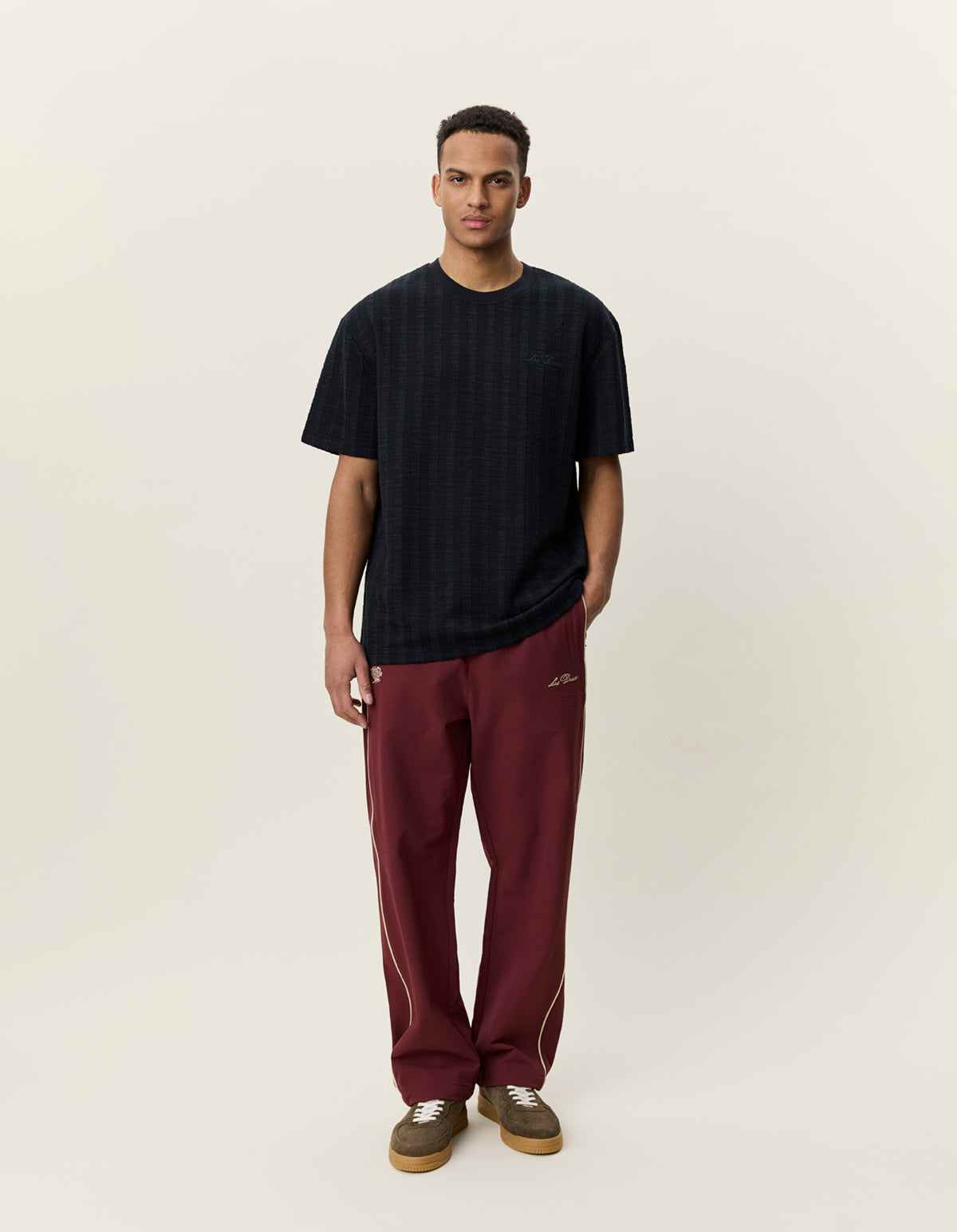 Stripe Jaquard T-Shirt