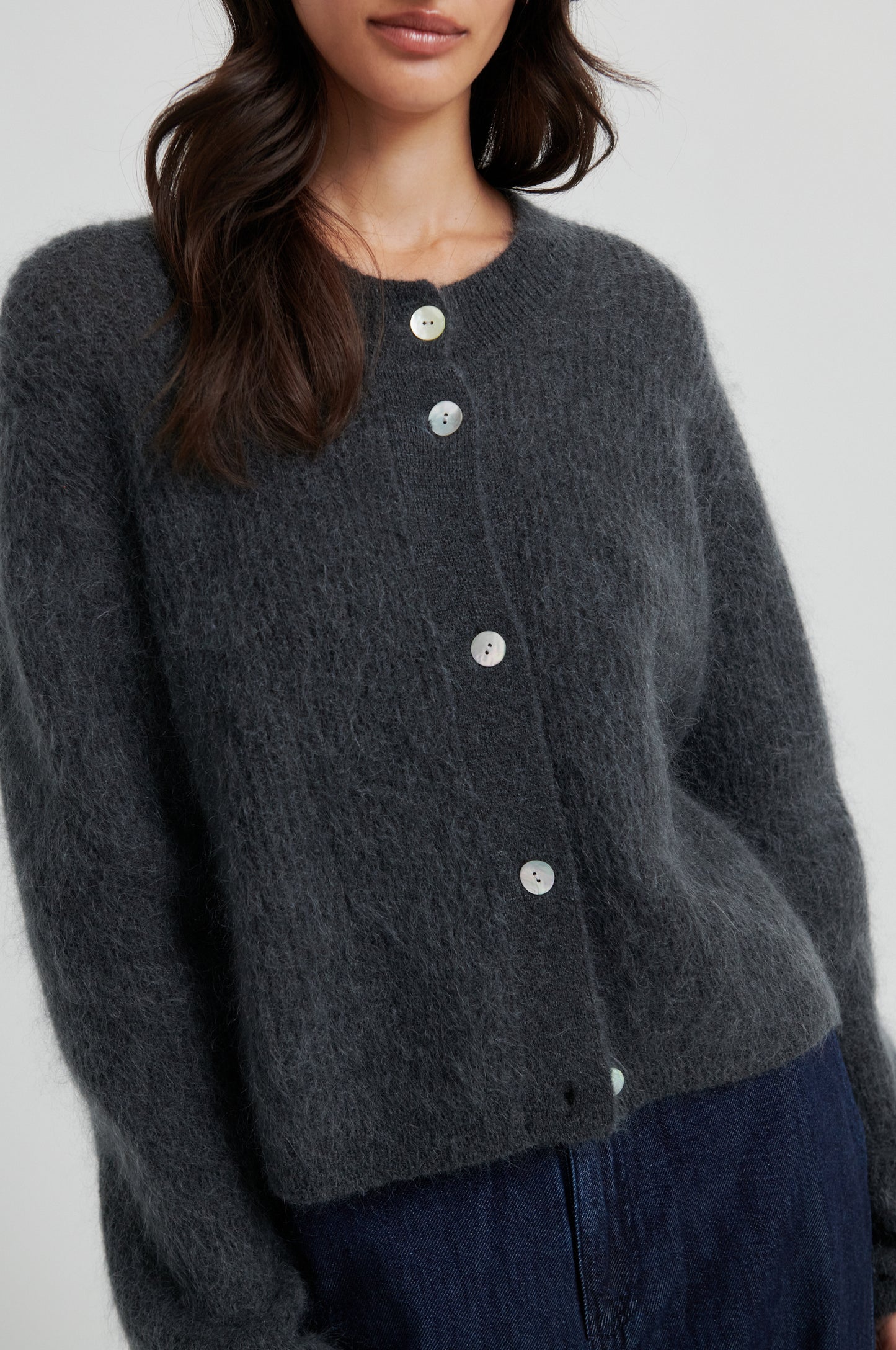 SECOND FEMALE Cardigan ANDREA KNIT RIB