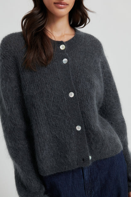 SECOND FEMALE Cardigan ANDREA KNIT RIB
