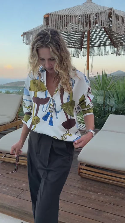 COSMIC FUNGHI blouse