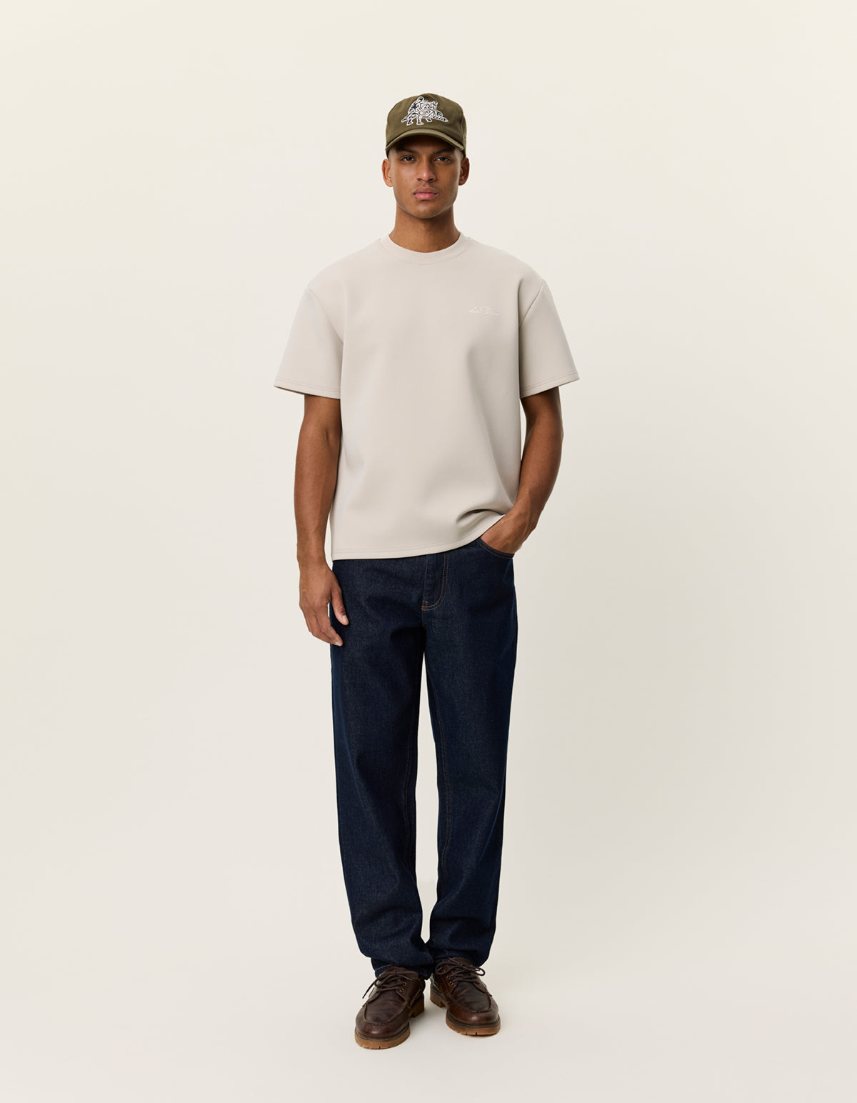 LES DEUX Ballier Crew T-shirt