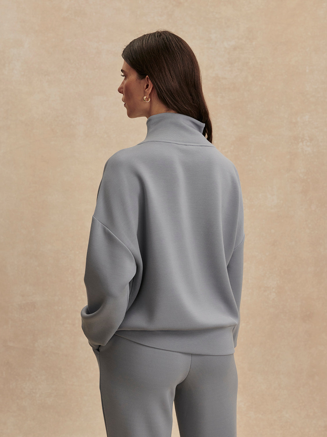 hawley half zip sweat